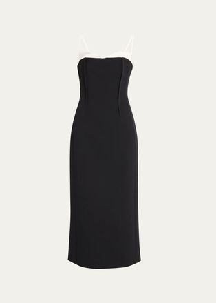 SIMKHAI Kristen Column Midi Dress