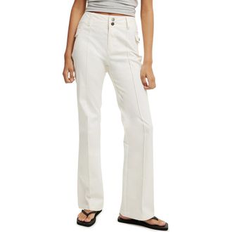 Cotton On Womens Tully Bootleg Cargo Pant in Gardenia at Nordstrom, Size 4