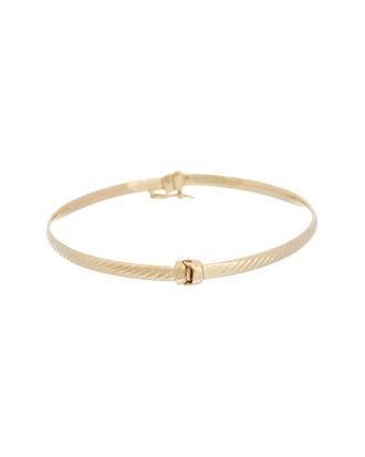 Italian Gold, Inc 10K 3Mm Twist Design Bangle Bracelet