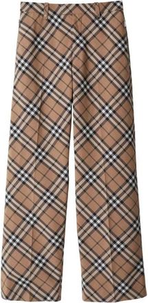 Burberry Mens Checked Tailored Trousers, Brand Size 52 ( Waist Size 35.8 )