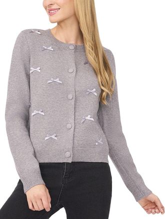 CeCe by Cynthia Steffe Cece Ribbon Applique Cardigan