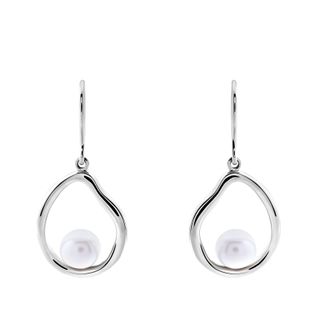 Orphelia Baptiste Dames 925 Sterling Zilveren Hanging Oorbellen - Zilver ZO-7507