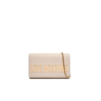 Love Moschino Cross Body Bags, female, Beige, Size: ONE SIZE Logo-Lettering Shoulder Bag