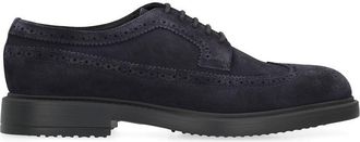 Doucal's Suede Lace-Up Shoes