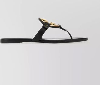 Tory Burch miller leather thong slippers