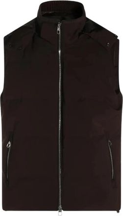 Montecore Gilet Imbottito in Piuma 33 - Heren - Bodywarmers - Bruin - L - Polyester - Jassen