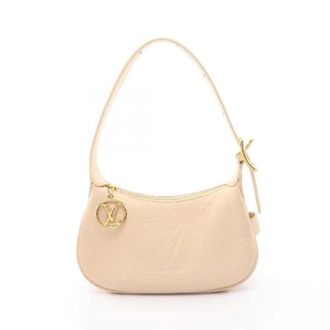 Louis Vuitton Pre-owned Mini Moon Monogram Empreinte Handbag - Dames - Pre-owned - Beige - Maat: ONE Size Leer