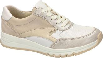 Waldl&auml;ufer Schoenen, Dames, Beige, 40 1/2 EU, Leer, H-April 957003 Sneaker