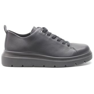 Ecco Ecco Nouvelle Leather Womens Lace Up Shoes - Black - Size:UK 6.5-7
