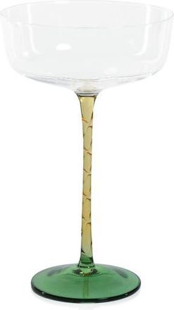 Zodax Sachi Set of 4 Martini Glasses in Green/Amber at Nordstrom Rack