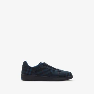Burberry Check Terrace Sneakers, Size: 39.5