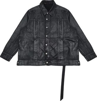 Rick Owens Jumbo Worker Jacket - - Jackets - Uomo - Nero - S