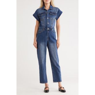 Habitual Denim Jumpsuit in Lake at Nordstrom Rack, Size 26