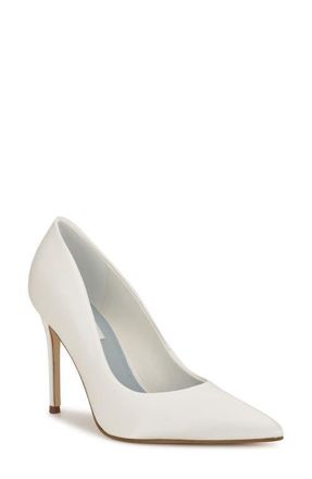 Nine West Fresh Pointed Toe Pump in White 140 at Nordstrom, Size 10.5