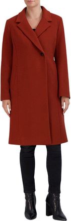 Cole Haan Single Breasted Wool-Blend Coat