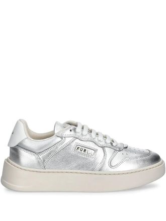 Furla metallic effect trainers - Silver