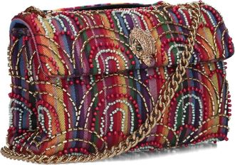 Kurt Geiger Tassen, Dames, Veelkleurig, ONE Size, Wol, Soft MD Kensington Schoudertas