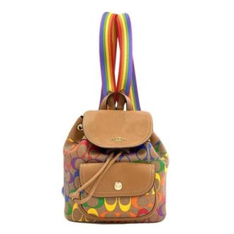 Coach Pre-owned Backpacks, female, Multicolor, Size: ONE SIZE Pre-owned PVC Backpack