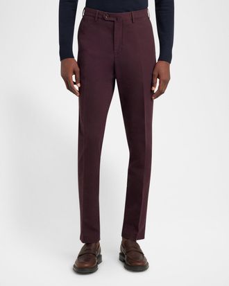 Loro Piana Mens Carlo Hyannis Straight Cotton Trousers