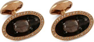 Tateossian 18kt rose gold cufflinks - men - 18kt Red Gold - One Size - Pink
