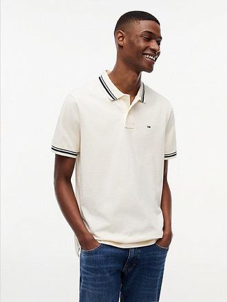 Tommy Hilfiger Tommy Flag Regular Fit Tipped Polo Shirt