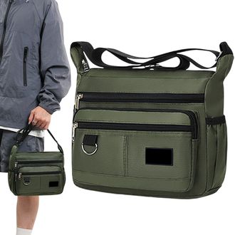 Generic Shoulder Bag - Multi Pocket Cross Body Bags |9.84inch Waterproof Tote Handbag, Sling Backpack With Adjustable Strap, Multifunctional Trendy Purse, Lig