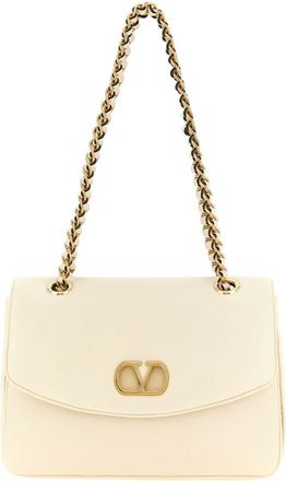 Valentino Garavani White Djuna Medium Shoulder Bag