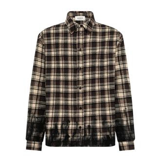 Laneus Camisa Casual Oversize Cuello Cl&aacute;sico - Shirts - Hombre - Marr&oacute;n - XL