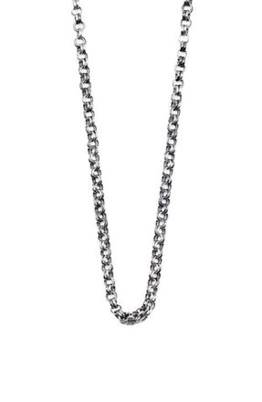 Serge DeNimes Mens Silver Maille Chain Necklace at Nordstrom