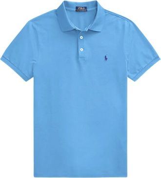 Polo Ralph Lauren Blauw Heren Polo - Heren - Polos - Blauw - S - Katoen - Tops