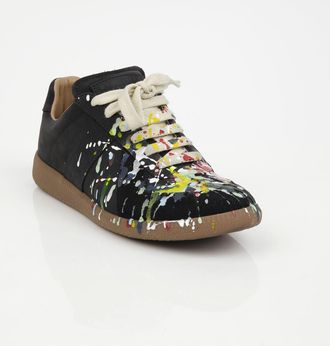 Maison Margiela German Army Replica Paint Drop Sneakers