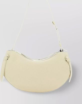 Yuzefi curved textured shoulder bag with adjustable strap