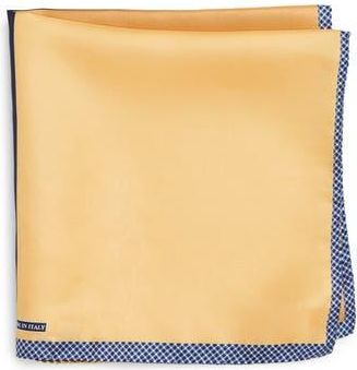 Nordstrom Panel Silk Pocket Square in Yellow at Nordstrom Rack