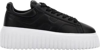 Hogan H-Stripes Sneakers - Dames - Sneakers - Zwart - 40 EU - Leer - Schoenen