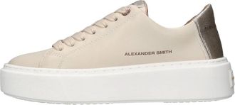 Alexander Smith London High - Dames - Sneakers - Beige - 40 EU - Leer - Schoenen