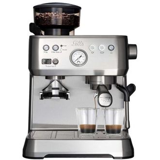 Solis Solis Grind e Infuse Perfetta 1019 Macchina da Caffe con Macina Caffe Incorporato Silver
