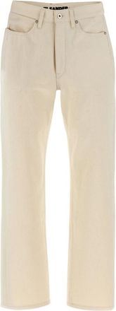 Jil Sander Japanese Denim Jeans - Dames - Regular Fit Jeans - Beige - W24 - Denim - Jeans