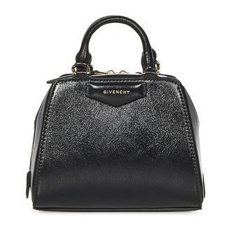Givenchy Handbags, female, Black, ONE SIZE, Black Handbag Cube Nano Style