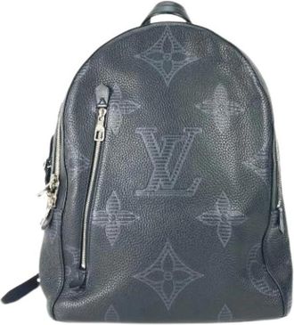 Louis Vuitton Pre-owned Vintage Rugzak - unisex - Vintage Rugzakken - Blauw - ONE Size - Leer - Vintage