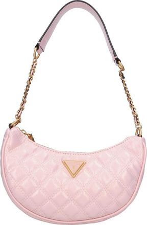 Guess Nep Lederen Schoudertas - Dames - Schoudertassen - Roze - ONE Size - Tassen