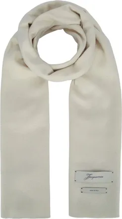 Jacquemus Off White Logo Scarf