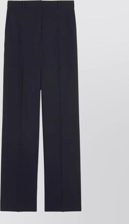 Max Mara wide leg tailored trousers belt loops