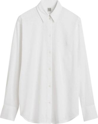 Toteme White Regular Solid Shirt