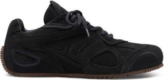 Axel Arigato Slow Suede Runner Womens in Black/dark Gum at Nordstrom, Size 6.5