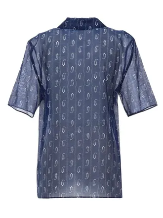 Tory Burch Paisley Print Shirt - Blue