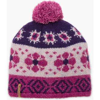 Turtle Fur Camilla Pom Beanie in Fuchsia at Nordstrom