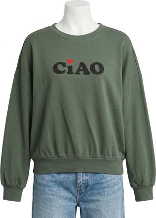 Z Supply Ciao Sunday Sweater In Hunter Green