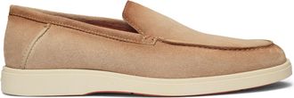 Santoni Suede Slip-On Shoes