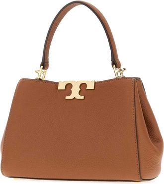 Tory Burch Womens Soft Top Handle Bag Tan Leather