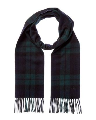 Brooks Brothers Black Watch Wool & Cashmere-Blend Scarf